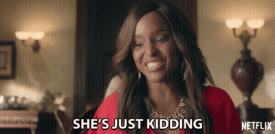 Smiling Woman Saying I Hope You Haven't Been Waiting Long GIF