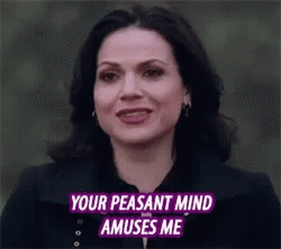 Smiling Woman Saying Your Pleasant Mind Amuses Me GIF