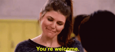 Smiling Woman Saying Youre Welcome GIF