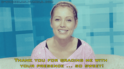 Smiling Woman Thank You For Grading Me With Your Presence GIF