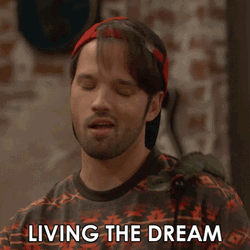 Smirking Man Living The Dream GIF