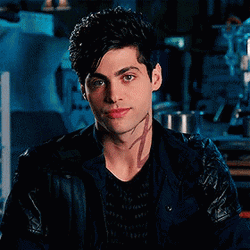 Smirking Matthew Daddario GIF