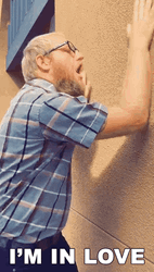 Smitten DJ Hunts In Love Walling GIF