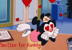 Smitten Dot Warner Animaniacs GIF