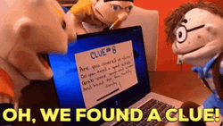 SML Junior Puppets Found Clue GIF