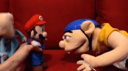 Sml Super Mario And Jeffy Talking GIF