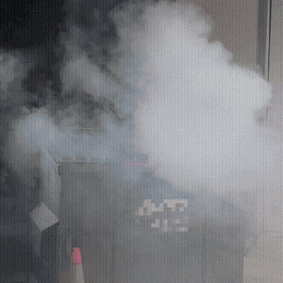Smoke Coming Out Of Container With JLP GIF