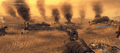 Smoke Coming Out Of Ground In Video Game GIF