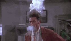 Smoke On Hair On Fire GIF