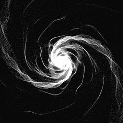 Smokey Black Spiral  GIF