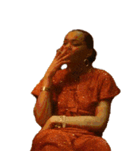 Smoking Billie Holiday Sticker GIF