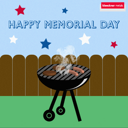 Smoking Grill Happy Memorial Day GIF