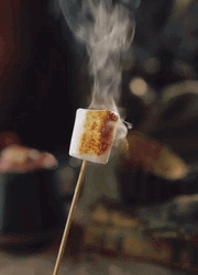 Smoking Hot Smores Goodness GIF