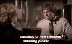 Smoking Hotel Room GIF