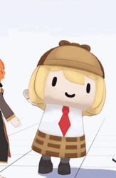 Smol Ame Disappearing Head GIF
