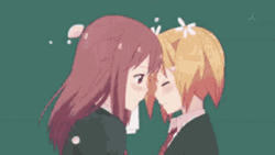 Smooch Anime Kiss Girls
