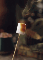 Smores On Stick Glittery Magic GIF