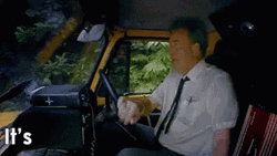 Smug Jeremy Clarkson Driving GIF