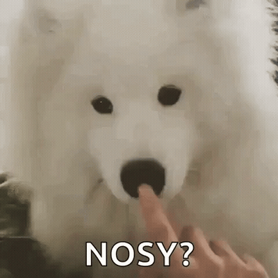 Smurf Holding Banana Asking What's Going On Over There GIF