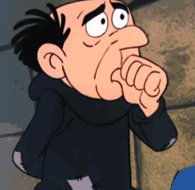 Smurfs Gargamel Thumb Sucking GIF