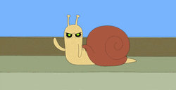 Snail Angry Arm Raised GIF