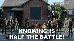 Snake Eye Knowing Is Half The Battle GIF
