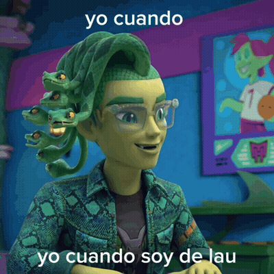 Snake-Haired Yo Cuando Yo Cuando Soy De Lau GIF