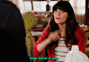 Snap Out Of It New Girl Jessica Day GIF