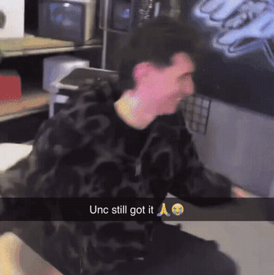 Snapchat Man Saying Unc Still Got It GIF