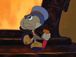 Snappy Little Jimmy Cricket  GIF
