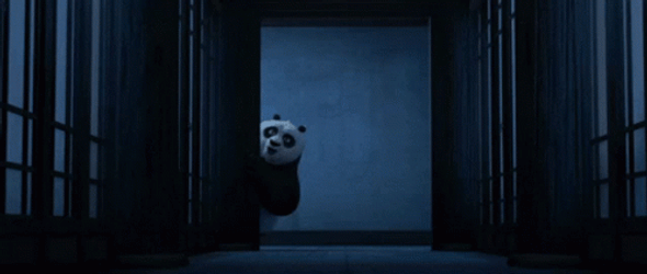 Sneak Out Po The Panda GIF
