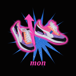 Sneaker Graphic Design  GIF