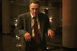 Sneaking Dance Move Christopher Walken GIF
