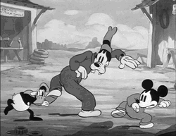 Sneaking Mickey Donald Goofy Disney Characters GIF
