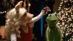 Sneaky Kisser Miss Piggy GIF