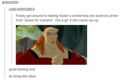 Sneaky Ruber's Eyebrows Up Meme  GIF