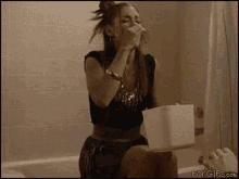 Sneezing Diarrhea Scene GIF