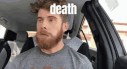 Sneezing Instant Death In Car GIF