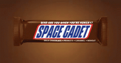 Snickers Bar Space Cadet GIF