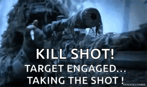Sniper Taking Kill Shot GIF