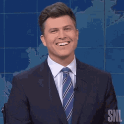 SNL Colin Jost Come On GIF