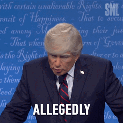 Snl Donald Trump Allegedly GIF