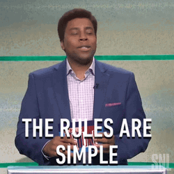 SNL Kenan Thompson Rules Are Simple GIF