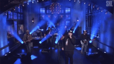 SNL Men Performing On Stage GIF