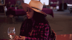 Snooki Cowboy Attire Drinking GIF