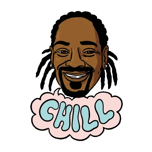 Snoop Dogg Chill Cloud Sticker