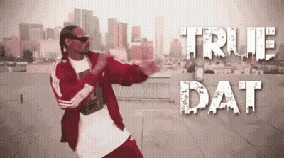 Snoop Dogg Dancing On Rooftop With City Skyline GIF