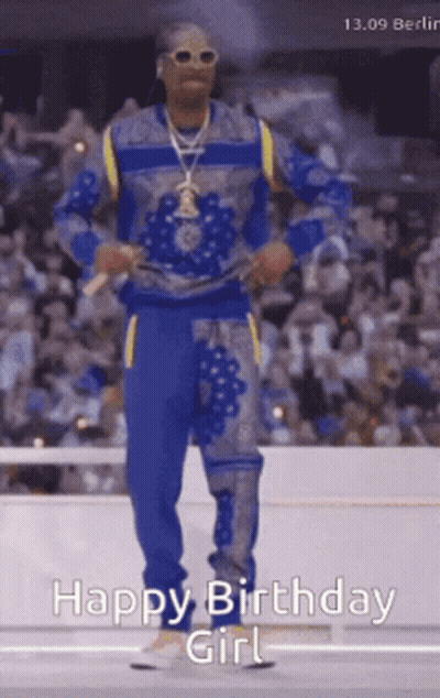 Snoop Dogg Dancing Wishing Happy Birthday GIF