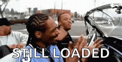 Snoop Dogg Driving Convertible With Two Men