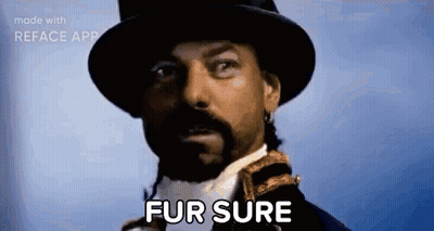 Snoop Dogg In Top Hat And Military Uniform Saying Fur Sure GIF